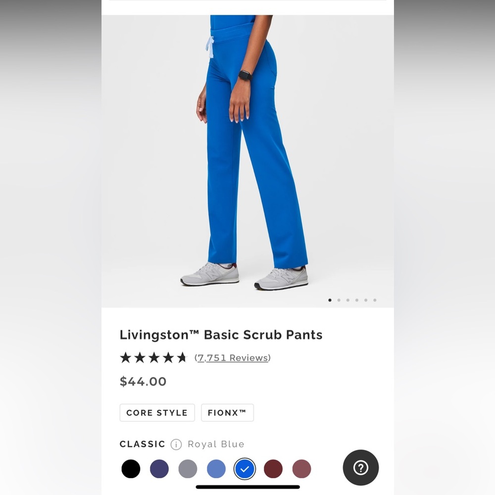 Figs Livingston Basic Scrub Pants